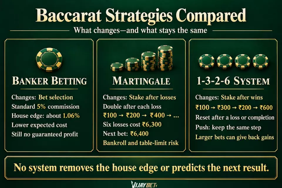 baccarat strategies comparison