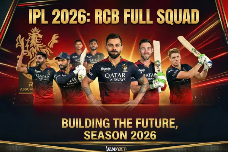 IPL 2026: RCB Full Squad