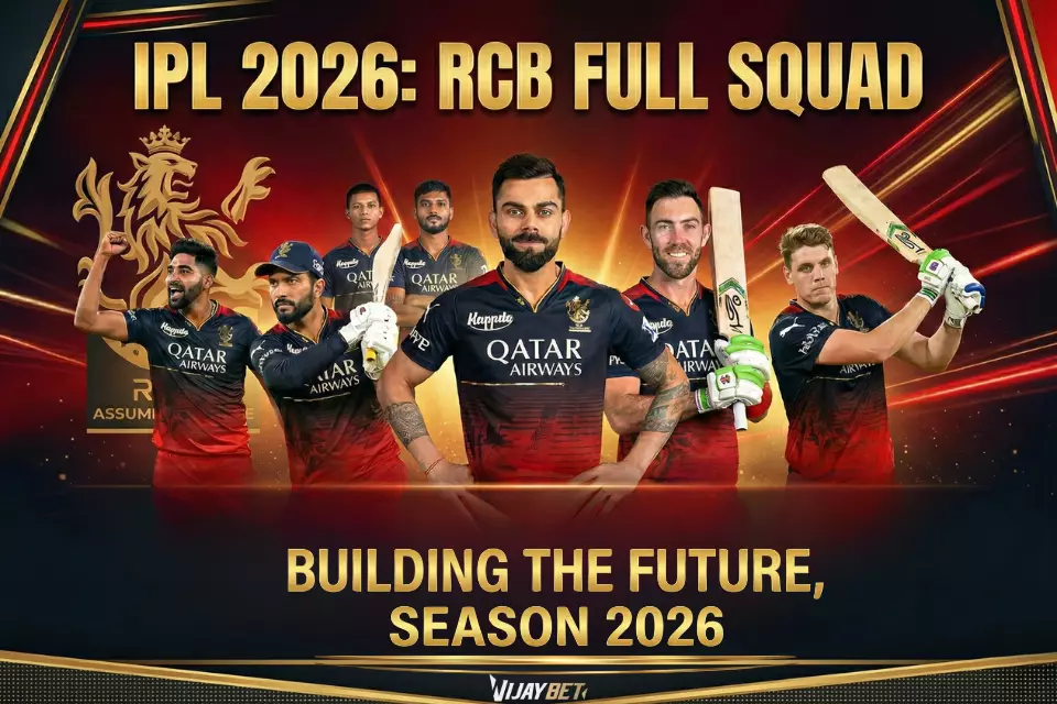 IPL 2026: RCB Full Squad