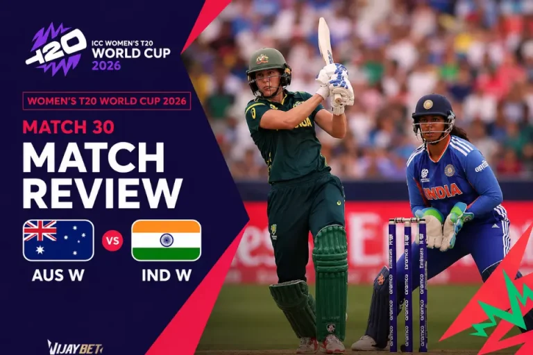 Women’s T20 World Cup 2026 Match 30, AUS W vs IND W – Match Review