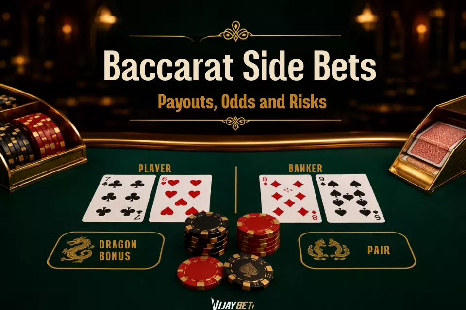 Baccarat Side Bets : Payouts, Odds and Risks