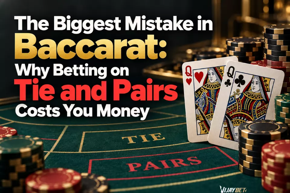 The Biggest Mistake in Baccarat: Why Betting on Tie and Pairs Costs You Money